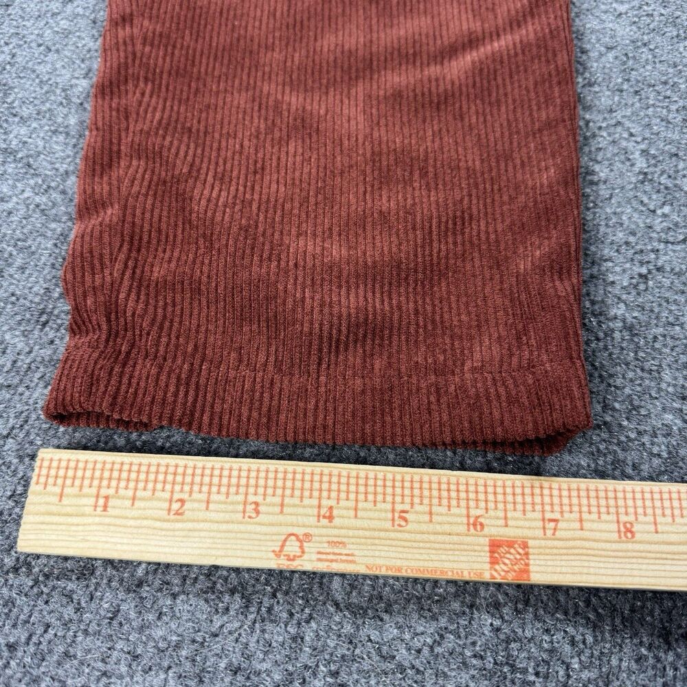 Madewell Size 4 Corduroy High-Rise Tapered Pants in Dusty Redwood - Picture 8 of 8